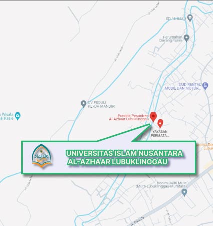 Lokasi dan Peta (Google Map) S2 UIN Al-Azhaar Lubuklinggau Blended Nomor
